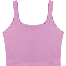 ReoRia Women’s Sexy Cropped Tank Top - Violet