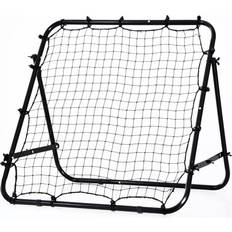 Homcom Rebounder Net Kids Adults Football Training Aid Practice Black