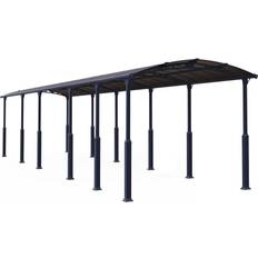 Abris voitures Palram Carport Arcadia Alpine 127 Gris Anthracite 12.9 x 3.59 m (Surface du bâtiment )