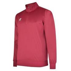 Zipper Sweatshirts Umbro Kid's Club Essential Half Zip Sweatshirt - Brick Red