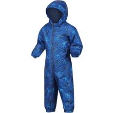 Rain Overalls Regatta kids printed splat ii snowsuit waterproof insulated all-in-one rainsuit