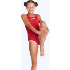 Mädchen Bademode Arena Mädchen Girl's Team Swimsuit Swim Pro Solid Badeanzüge, Red-white, 128