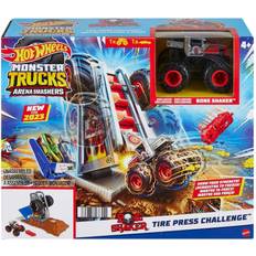 Plástico Pistas de Coches Hot Wheels Arena de Retos de Destrucción Monster Truck (Varios modelos)