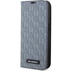 Karl Lagerfeld iPhone 14 Pro Plånboksfodral Saffiano Monogram