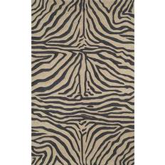 Zebra Carpets Liora Manne Area Rug Black 90x114"