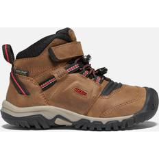 Keen Chaussures de marche Keen Ke Ridge Flex Mid Wp Bison-red Unisex Marrón