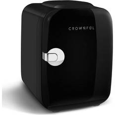 6 can mini fridge Crownful CF-PC4LBLK Black