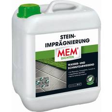 Reinigungsmittel Mem Stein-Imprägnierung 5 l Abperleffekt, Stein-Versiegelung, Platten-Schutz, wasserabweisend 5L