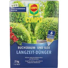 Dünger reduziert Compo Buchsbaum- Ilex Langzeit-Dünger, Buchsbäume, Umweltschonendere Rezeptur, 6 Langzeitwirkung, 2