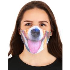 Vestidos de fiesta Dog with Tongue Sublimated Face Mask for Adults