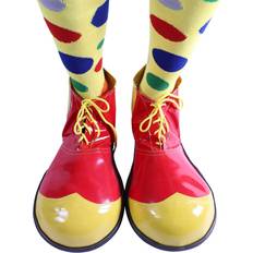 Rouge Chaussures Clown Red and Yellow Jumbo Shoes Clown Accesories