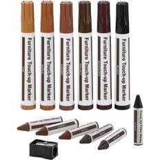 Phantom Aquatics Scratch restore wood furniture repair touch-up marker kit wax stick crayons set