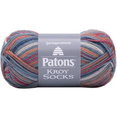 Yarn & Needlework Supplies Patons Kroy Socks Yarn-Seventies Stripes