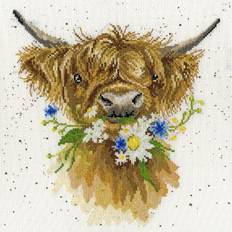Needlework Kits Bothy Threads Daisy coo counted cross stitch kit by bothy threads