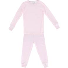 Cotton Base Layer René Rofé toddler girl's waffle thermal long underwear 2-piece set