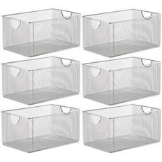 Metal Storage Systems Ybm Wire Mesh Open Bin Pantry