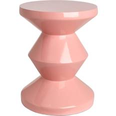 Rose Tabourets Polspotten Runder Beistelltisch Zig Zag Tabouret