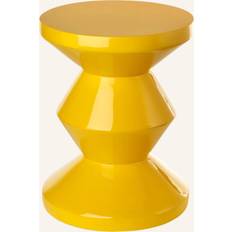 Yellow Stools Pols Potten Zig Zag Seating Stool