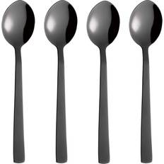 Black Table Spoons Aida Raw Löffel 4er Pack Schwarz Tischlöffel