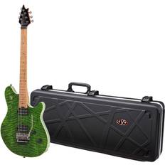 Transparent Elektriske guitarer EVH Wolfgang Standard QM, Transparent Green