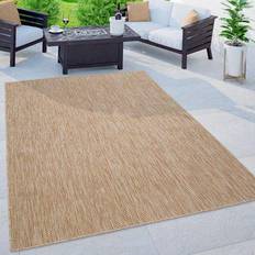 Tapis Paco Home Tapis Balcon Terrasse Tapis Cuisine Moucheté 160x220 cm Naturelle Marron