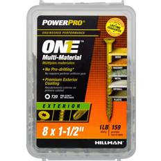Building Materials Hillman POWERPRO ONE No. 8 X 1-1/2 L Star Head Multi-Material Screw