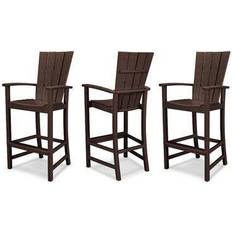 Plastic Outdoor Bar Stools Polywood Quattro