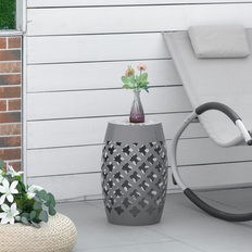 Gray Outdoor Stools OutSunny Garden Mosaic