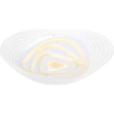 Globo Lighting DECKENLEUCHTE Metall WEIß, 1XLED Ceiling Flush Light