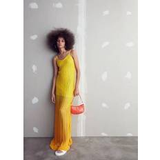 Mango Fringed Shoulder Bag - Orange