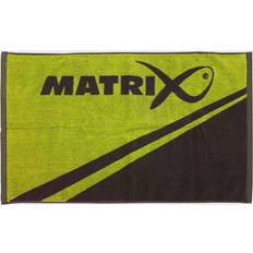 Coton Serviettes de bain Matrix - Vert Serviette de bain Noir