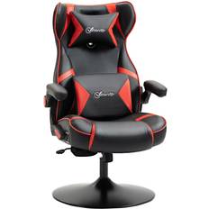 Pu Vinsetto Gamingsessel mit Wippfunktion Gamingstuhl mit Lautsprecher Bürostuhl PU