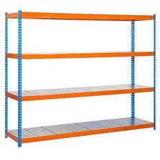 Carcasas Estanteria de media carga simonforte 1804-4 metal azul/naranja/galva