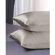 LilySilk Pure Mulberry Silk Pillow Case Gray