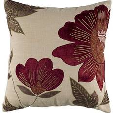 Rizzy Home Floral Style Complete Decoration Pillows Beige (45.72x45.72cm)