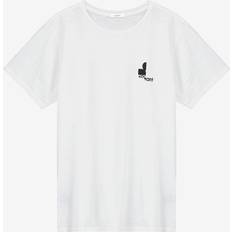 Figursyet T-shirts Isabel Marant Camiseta De Algodón Zafferh - Hombre - Blanco