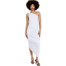 Diana Klänning En Axel Maxi - White