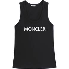 Moncler Damen Bekleidung Moncler Tanktop Aus Jersey Schwarz