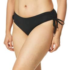 Anne Cole Ruched-Side Bikini Bottoms Black Black