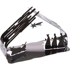 Alessi Bark Christmas Crib BM09 10cm H x 23cm W x 13cm D