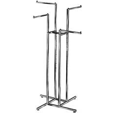 Casters Shelves Clothing Rack Heavy Duty Way Arms, Square Perfect Shelving System