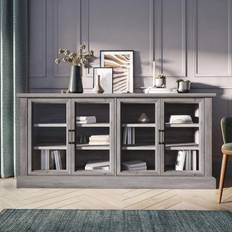 Modern farmhouse entertainment center Belleze Modern Farmhouse Sideboard