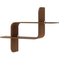 Umbra Hylder Umbra Montage Geometric Light Walnut Væghylde 62.2cm