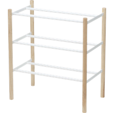 Hallway Furniture & Accessories Yamazaki Home Expandable 3-Tiered Space Shoe Rack