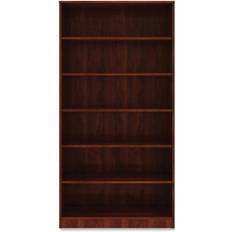 Red Book Shelves Lorell Cherry Laminate Cherry Book Shelf