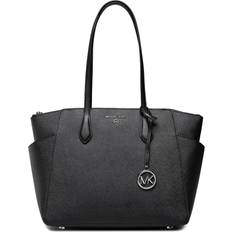 Michael Kors Marilyn Medium Saffiano Leather Tote Bag - Black