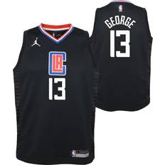 Game Jerseys Jordan Boys Paul George Clippers Statement Swingman Jersey Boys' Grade School Black/Blue