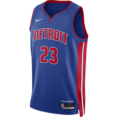 Nike Herren Basketballtrikot NBA DETROIT PISTONS CUNNINGHAM CADE ICON EDITION blau