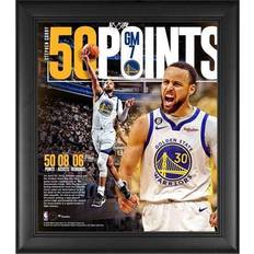 Sports Fan Products "Stephen Curry Golden State Warriors Framed 15" x 17" 2023 NBA Playoffs 50-Point Game Collage"