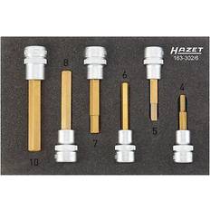 Cacciaviti saldi Hazet 163-302/6 Set Bussole 3/8 Di Pollice 6 Parti Cacciavite a testa esagonale